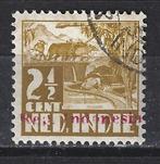 Sumatra opdruk REP INDONESIA 213r op 17b JAPANSE BEZETTING, Ophalen of Verzenden, Gestempeld, Nederlands-Indië