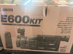 Nieuw canon e-600 kit 8mm video camera recorder, Audio, Tv en Foto, Videocamera's Analoog, Ophalen of Verzenden, 8mm