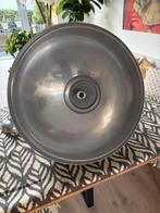 Witte Emaille Hanglamp, Huis en Inrichting, Lampen | Hanglampen, Ophalen of Verzenden, Gebruikt, Metaal, Minder dan 50 cm