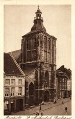 Maastricht, St. Mathiaskerk, Boschstraat - volk Hotel Franca, Verzamelen, Ongelopen, Ophalen of Verzenden, Limburg, 1920 tot 1940