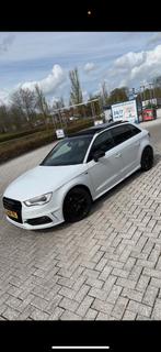 Audi A3 2.0 TDI  Sportback AUT 2013 Wit, 4 cilinders, Leder en Stof, Wit, Particulier