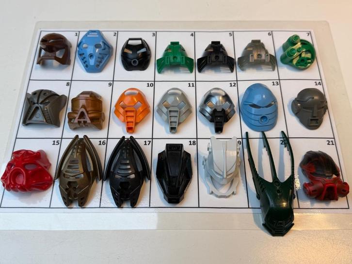 Lego restant BIONICLES MASKS, Kinderen en Baby's, Speelgoed | Duplo en Lego, Zo goed als nieuw, Lego, Losse stenen, Ophalen of Verzenden