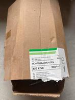 Houtdraadbouten SW10 6,0x50 (ruim 150pcs), Doe-het-zelf en Verbouw, Ophalen of Verzenden