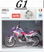 G1 motorkaart aprilia 650 pegaso ( 1991 ), Verzamelen, Ophalen of Verzenden, Zo goed als nieuw, Motoren