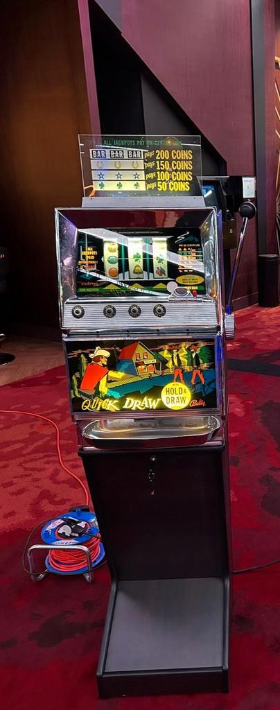 Bally slotmachine Quick Draw, Verzamelen, Automaten | Gokkasten en Fruitautomaten, Gebruikt, Ophalen