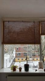 Bamboe rolgordijn lichtbruin 150x180 2 stuks, Ophalen, Bohemian, 50 tot 100 cm, Zo goed als nieuw