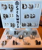 Schwarz Partij vriendschapsringen.  ringen. 43 stuks., Sieraden, Tassen en Uiterlijk, Ringen, 18 tot 19, IJzer of Staal, Zwart