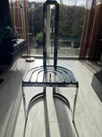 6 design eetkamerstoelen, Ophalen, Design, Zo goed als nieuw, Grijs