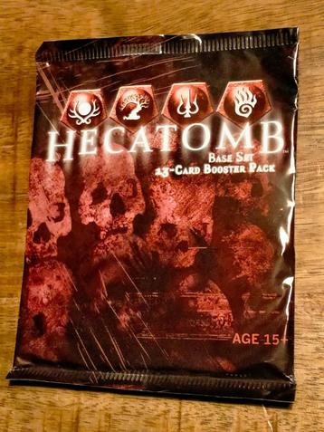 Hecatomb base set 13-card booster pack game kaartjes set  beschikbaar voor biedingen