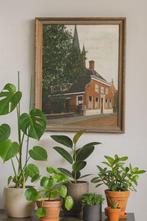 Te koop: Origineel schilderij van Jan Clarijs – Stadsgezicht, Ophalen of Verzenden