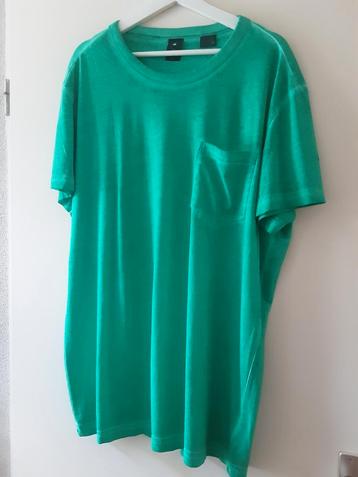 G-Star RAW Groen T-shirt XXL zo goed als nieuw  beschikbaar voor biedingen