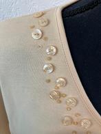 gina laura maat XXL oksel tot oksel 66 cm-3/4 mouw, Kleding | Dames, Beige, Zo goed als nieuw, Gina laura, Shirt of Top