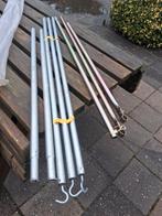 Tentstokken verandasteun, Ophalen