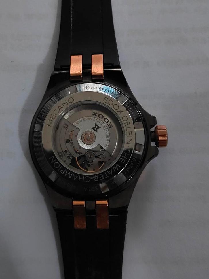 Edox Delfin Mecano Polshorloge, Sieraden, Tassen en Uiterlijk, Horloges | Heren, Zo goed als nieuw, Polshorloge, Overige merken