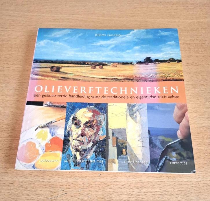 Boek Olieverftechnieken, Hobby en Vrije tijd, Schilderen, Zo goed als nieuw, Overige typen, Verzenden