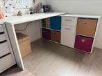 Hoekburo kleur wit. Alleen ophalen., Huis en Inrichting, Bureaus, Ophalen, Zo goed als nieuw