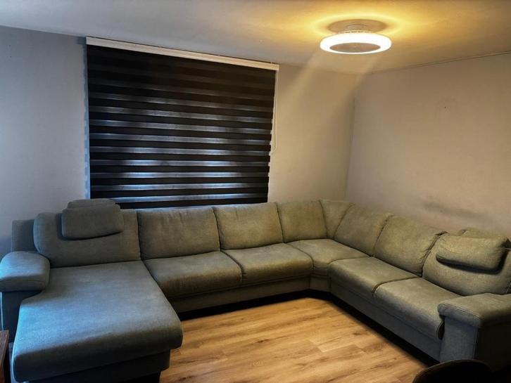 Hoekbank, Huis en Inrichting, Banken | Bankstellen, Gebruikt, Hoekbank, Vierpersoons of meer, 250 tot 300 cm, Ophalen