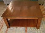 Salontafel teak vierkant 100x100x47 hoog, Huis en Inrichting, Tafels | Salontafels, Ophalen, Gebruikt, 50 tot 100 cm, 50 tot 100 cm