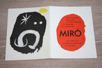 Miro Originele Litho op/in uitnodiging, Galerie Maeght, 1968, Antiek en Kunst, Ophalen of Verzenden