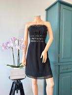MONTEGO jurkje maat 36 - zwart - strapless - pailletten, Zwart, Ophalen of Verzenden, Zo goed als nieuw, Montego