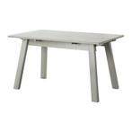 Eettafel hout lichtgrijs (135x80x74), Huis en Inrichting, Ophalen, 100 tot 150 cm, 50 tot 100 cm, Zo goed als nieuw