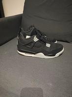 Air Jordan 4 Retro Black Canvas - Maat 42.5, Kleding | Heren, Schoenen, Ophalen of Verzenden, Gedragen, Zwart, Sneakers of Gympen