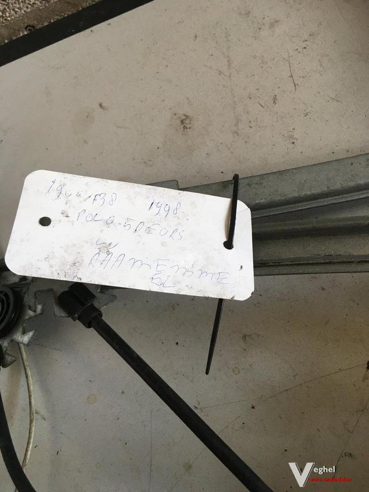 Vw Polo 1998 raammechanisme Elektr linksvoor of Rechtsvoor, Auto-onderdelen, Ruiten en Toebehoren, Gebruikt, Ophalen of Verzenden