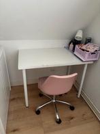 Bureaustoel met bureau Ikea, Ophalen, Gebruikt, Zwart