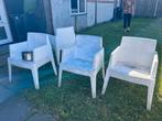 Kubus stoelen, Tuin en Terras, Ophalen, Gebruikt, Kunststof, Stapelbaar