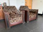 Art deco fauteuils 2x dames 2x heren uniek!!, Antiek en Kunst, Ophalen