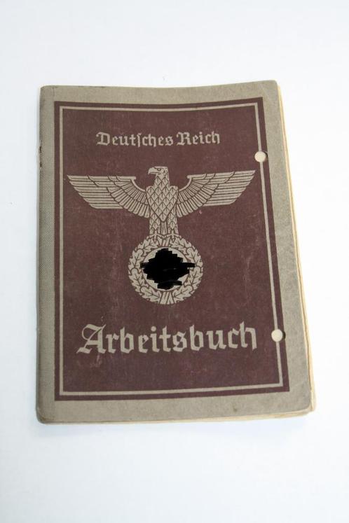 Reich Arbeitsbuch (2), Verzamelen, Militaria | Tweede Wereldoorlog, Overige soorten, Overige typen, Duitsland, Ophalen of Verzenden