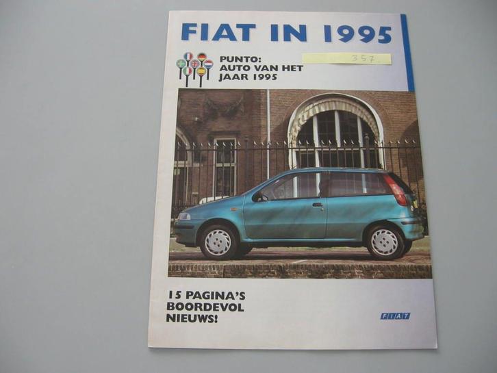 FT 357 FIAT in 1995, folder, Boeken, Auto's | Folders en Tijdschriften, Zo goed als nieuw, Overige merken, Ophalen of Verzenden