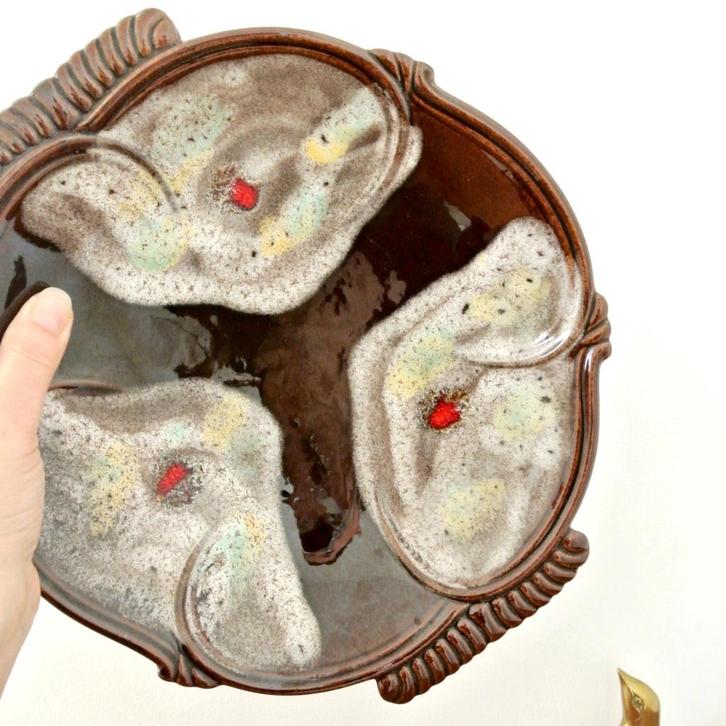 Jasba West Germany SCHAAL op pootjes Mid Century Art Deco, Antiek en Kunst, Antiek | Schalen, Ophalen of Verzenden