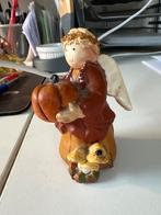 Kerstbeeldje Engel met Pompoen - 10 cm, Ophalen of Verzenden, Zo goed als nieuw