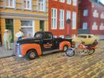 '50s Chevrolet Stepside Pick Up + Harley Davidson Chopper, Ophalen of Verzenden, Nieuw, Bus of Vrachtwagen, Overige merken