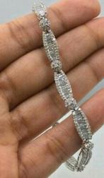 Armband vol natuurlijke diamant 3.76 karaat Inclusions 1 2 3, Sieraden, Tassen en Uiterlijk, Armbanden, Ophalen of Verzenden, Nieuw