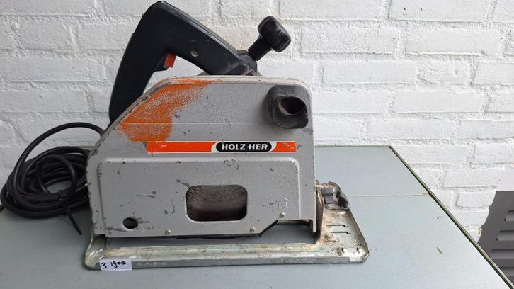 Holzher 2120 inval cirkelzaag 1900w (3), Doe-het-zelf en Verbouw, Gereedschap | Handgereedschap, Gebruikt, Ophalen of Verzenden