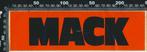 Sticker: Mack, Ophalen of Verzenden, Zo goed als nieuw, Bedrijf of Vereniging