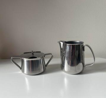 Alessi vintage suikerpot en melkkan. beschikbaar voor biedingen