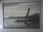 Gabriël? aquarel, Antiek en Kunst, Ophalen of Verzenden