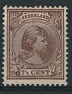 Nederland Koningin Wilhelmina no 36 Postfris met plakker, Ophalen of Verzenden, T/m 1940, Postfris
