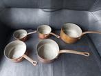 Zware koperen pannen set, Ophalen of Verzenden, Overige materialen, Pannenset