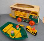 Vintage Fisher-Price Play Family Camper met Accessoires, Ophalen of Verzenden, Gebruikt, Jongen of Meisje