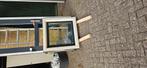 Kunststof kozijn met draaikiepraam en screen, Doe-het-zelf en Verbouw, Kozijnen en Schuifpuien, Kunststof, Raamkozijn, Ophalen of Verzenden