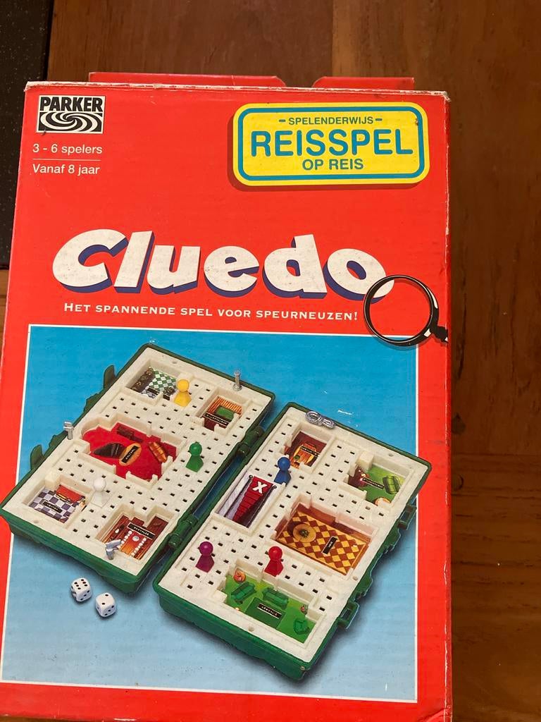 Cluedo Reisspel - Parker - Vintage, Drie of vier spelers, Ophalen of Verzenden, Gebruikt, Reisspel