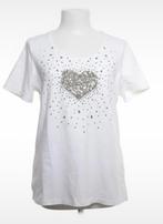 T-Shirt van Taifun - Maat : 38-40, Maat 38/40 (M), Verzenden, Wit, Zo goed als nieuw