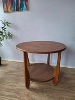 Vintage salontafel van massief eikenhout!, Ophalen, Gebruikt