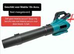 Power Bladblazer op accu -ook Geschikt voor 18v Makita accu., Tuin en Terras, Overige merken, Nieuw, Ophalen of Verzenden, Accu
