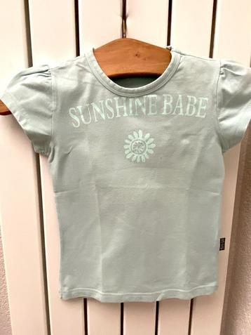 TOM DU lichtblauw shirt SUNSHINE BABE maat 128/134 beschikbaar voor biedingen