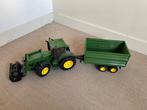 John Deere speelgoed tractor van Bruder met aanhanger, Ophalen, Zo goed als nieuw